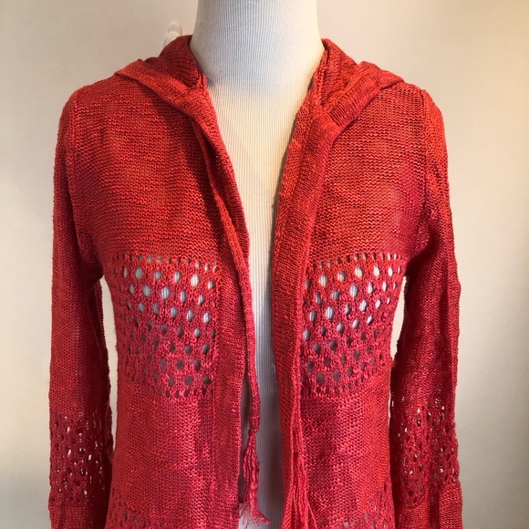 amari airy pointelle detail cardigan